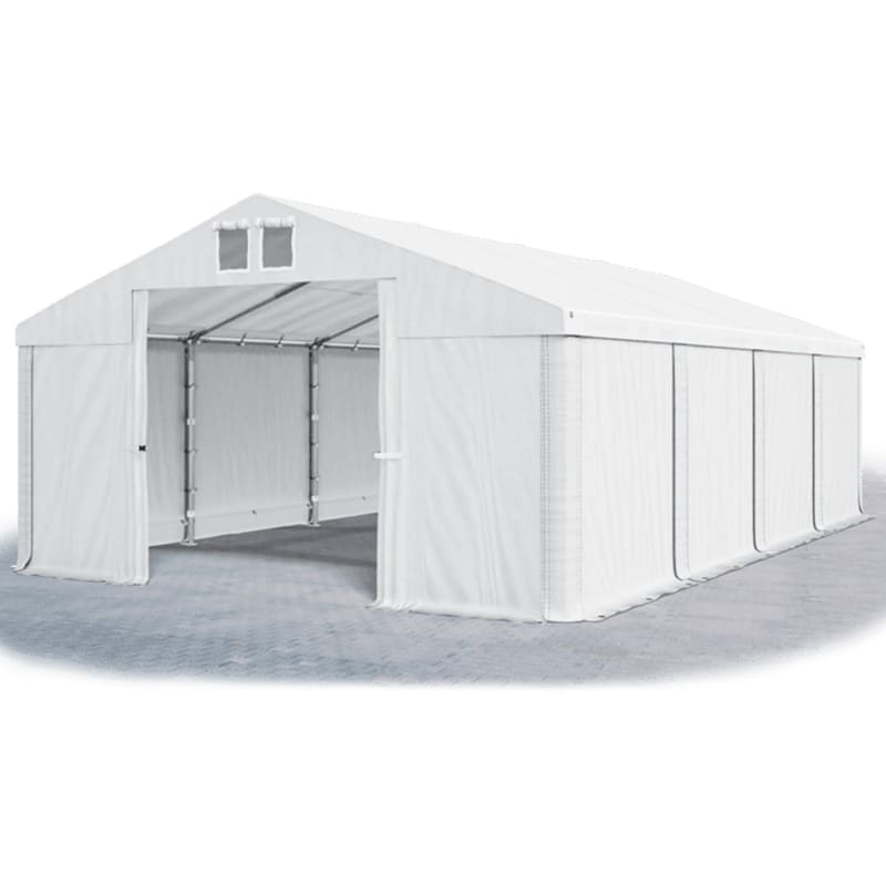 Skladovací stan (oceľ + pvc) 6x8x2m