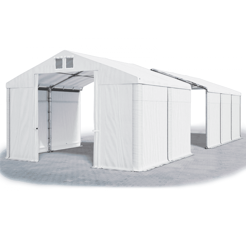 Skladovací stan (oceľ + pvc) 8x16x3m