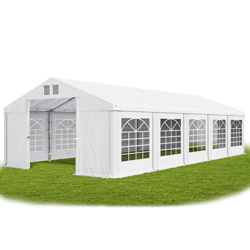 Párty stan (oceľ + pvc) 3x10x2m