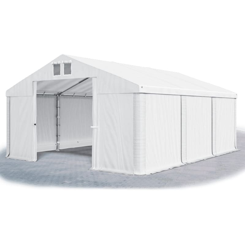 Skladovací stan (oceľ + pvc) 4x6x2m